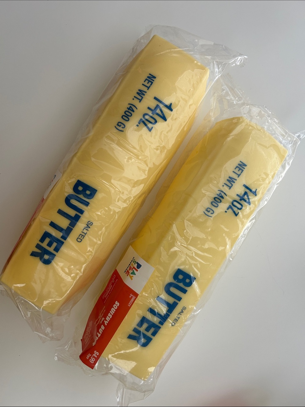 Rare Viral Butter Squishy 14OZ • Salted Butter Squeezy Toy ( qty 2 )